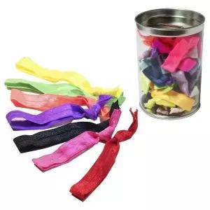 [하프클럽/]헤어끈 고무줄 머리 묶기 헤어 타이 탄력 밴드 혼합 50P