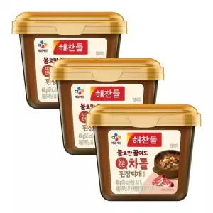 해찬들 차돌 된장찌개 양념 450g x 3