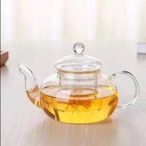내열유리 티포트 유리티포트 주전자 400ml 차주전자 유리 내열 예쁜
