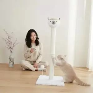 알파카 디자인 고양이 수직 스크래쳐 캣타워 발톱갈이 기둥