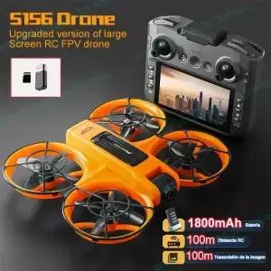 S156 FPV 드론 4K HD 카메라 180 조정 가능한 흔들림 방지 대형 스크린 5G RC 쿼드콥터 브러시리스 모터