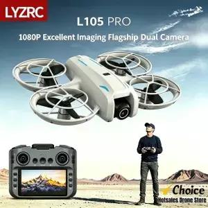 LYZRC 신형 L105 드론 공장 출고 듀얼 HD 촬영 완전 충돌 방지 대형 화면 리모컨 브러시리스 쿼드콥터