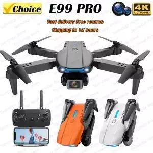 E99 K3 접이식 미니 드론 4K HD 듀얼 카메라 WIFI 항공 촬영 RC 쿼드콥터 고도 유지 휴대용 항공기