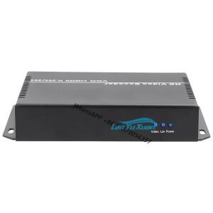 URay UHD 4K H.265 VGA CVBS 디코더 비디오 IP 스트리밍 지원 SRT