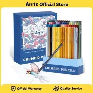 Arrtx 48/72/126 컬러 연필 소프트 코어 잉 블렌딩 스케치 아티스트 초보자를 위한 페인팅