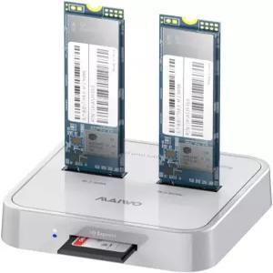 MAIWO K306SD NVMe SATA 3 Bay SSD 도킹 션 0Gbps 리더 어댑터 인 호환 가능한 Express 클론 제외