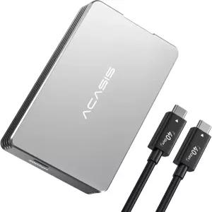 ACASIS 40Gbps NVMe SSD 인 도구 설치 M/M2/Pro/Max용 USB4/3.2/3./3.0/2.0과 호환 2280/2260/2242/2230