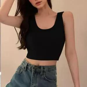 [룽스_65]패셔너블 적당한 크롭 기장 숏나시 데일리 나시