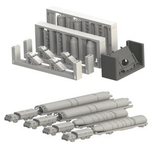 YG 모델 PLA 로켓 포스 ICBM 슈트 III YM0005 1/700 스케일