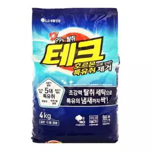 엘지 테크 호르몬으로 인한 특유취제거 분말 세탁세제 X 1개