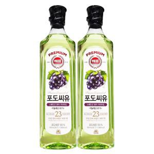 해표 프리미엄 포도씨유 900mL x 2개