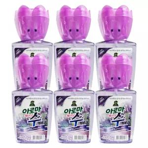 산도깨비 방향제 아로마 수 스위트 라벤더 400mL X 6개