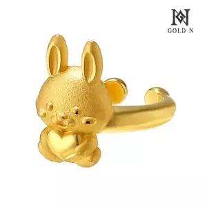 골드앤 순금 24K 토끼 돌반지 대