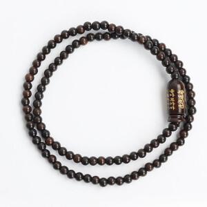 벽조목 호신불 108염주 3.5mm 두줄팔찌 (5종 택1) 불교 염주 팔찌
