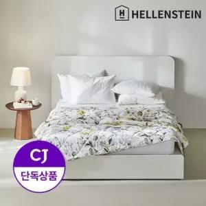 헬렌스타인 호주산 투인원 플라워 양모 차렵이불 Q K