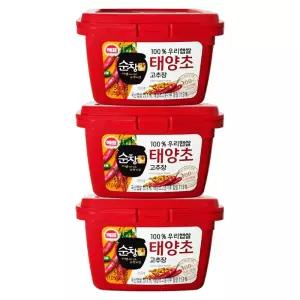 해표 순창궁 우리햅쌀 태양초 고추장 500g X 3개