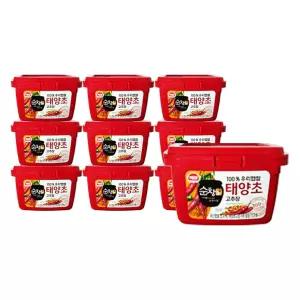 해표 순창궁 우리햅쌀 태양초 고추장 500g X 10개