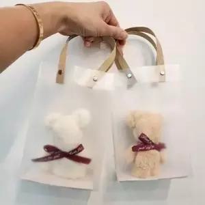 답례품 곰 손수건 베어 핸드타월 선물 포장백 포함 WFLPWH0