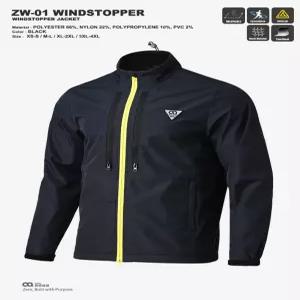 컨쿼 ZW-01 윈드스토퍼 WINDSTOPPER JACKET 오토바이 라이더자켓 바람막이
