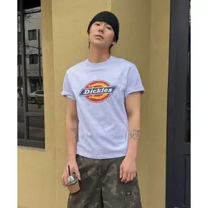 디키즈 DICKIES 트리 로고 티셔츠 White Melange DIKU251LRTS008WM 485899