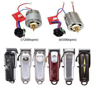 3.6V 6500RPM 7200RPM 남성용 전문 헤어 클리퍼 모터 마더 보드 세트 Wahl 850481488591 트리머 액세서리