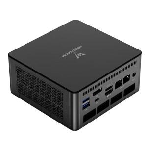 MINISFORUM UM890 Pro Mini PC AMD Ryzen 9 8945HS 8C /16T, up to 5 2GHz 32GB DDR5 1TB PCIe4 0 SSD, 2xUSB4 PD 8K 1xHDMI 1xDP Four Outputs, 2x RJ45, BT5 2 4xUSB3 2 AMD Radeon 780M Graphics Computer