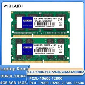 DDR3L 4GB 노트북 메모리 RAM PC3L1.35V 1333 1600MHZ 2133 2400 2666 SOM