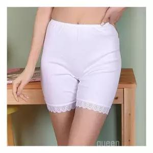 저자극 순면 레이스 여성 3부 속바지 WFO6M33