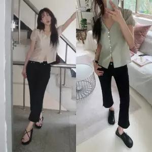 [모코블링] 텐션 카프리팬츠 #카프리팬츠9부 #블랙팬츠 #9부팬츠 #여름카프리팬츠