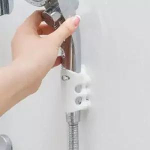 흡착판 실리콘 붙이는 샤워기 거치대 욕실 벽걸이 홀더 1개 WFNAL0H