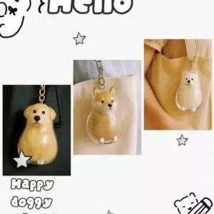 강아지 털 보관 키링 3종