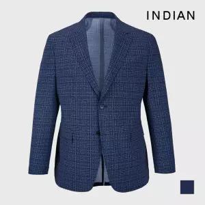 [INDIAN] 멀티 체크 프린트 센터벤트 자켓_MITFUXM4101