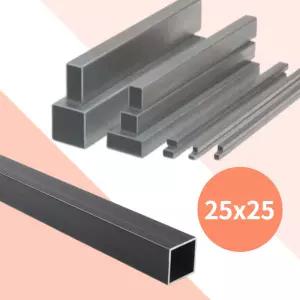 알루미늄 사각파이프 각파이프 25 각관 25x25 블랙 100cm 150cm