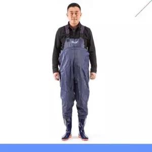 TBZ PVC 작업복 일체형 장화 250mm 낚시장화 텃밭장화 WFNKB8T