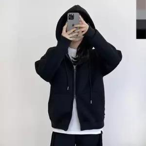 여성 빅사이즈 커플 겨울 간절기 오버핏 투웨이 기모 후드 집업 WFOEXHF