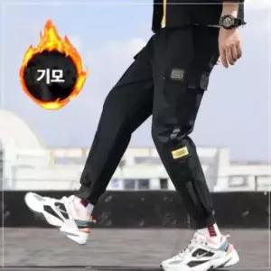 신발 발목 밴딩 휴가 청 7부 밴딩팬츠 남자바지 스트릿 5부