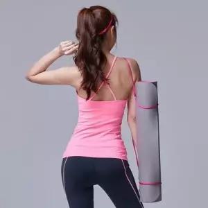 비온탑 패드 P6036 X끈 나시 브라패드 캡내장 요가 WD7ED02