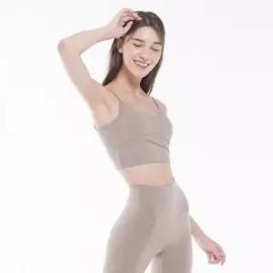 필라테스복 크롭탑 패드포함 SD 요가복 끈 벨라 WD7EC70