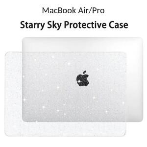 MacBook Air 13 M1 A2337  13.6 M2 A2681 Pro 케이스 커버 액세서리 용 반짝이 블링 노트북
