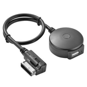 자동차 오디오 블루투스 음악 어댑터 5V USB 무선 AMI 시스템 AUX 교체 메르세데스-벤츠