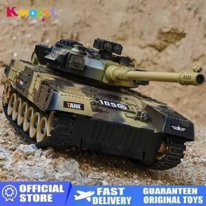 RC 탱크 2.4G 1/30 원격 조종 크롤러 모델 세계 대전 군용 트럭 시뮬레이션 사운드 타이거 장난감 소년용