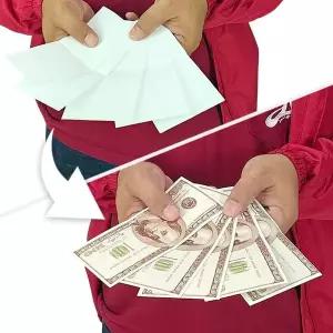 [하프클럽/알티피아]페이퍼투빌 종이지폐변환 마술도구 클로즈업 매직 공연 소품 방과후 초보마술