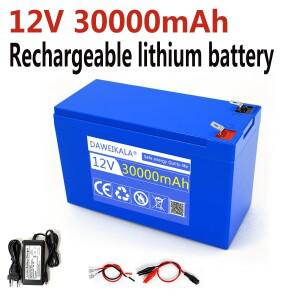 30Ah 18650 리튬 충전식 배터리 12V 팩(태양 에너지 저장 LED 조명 등)