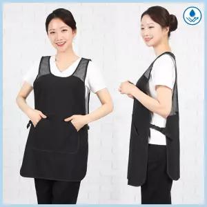 망사 앞치마 조끼 단체 요양보호사 요양원 식당 여름 생활방수 50장이상 인쇄무료