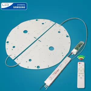 무선 리모콘 LED모듈 원형방등 50W (398x192) 교체 리폼 삼성LED S4 6500K