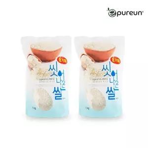 [이쌀이다] 경기미 씻어나온쌀 1kg x 2봉