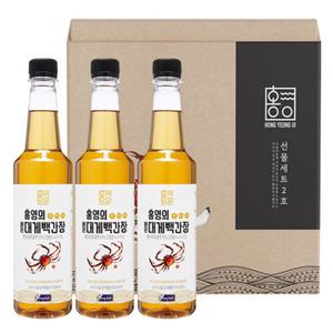 홍영의 붉은대게 백간장 선물세트(500mlx3) 명절 회사 추석