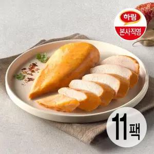 하림 수비드 닭가슴살 하바네로 100g 11팩