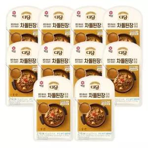 [하프클럽/CJ제일제당]백설 다담 차돌된장찌개양념 145g x10개