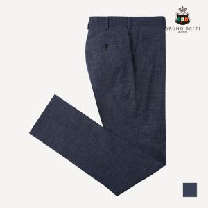 [BRUNO BAFFI] 모혼방 네이비 베이직 일자핏 팬츠_MARGBXM3381